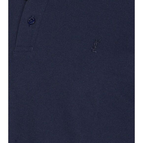 Saint Laurent Men Piquet Cassandre Polo